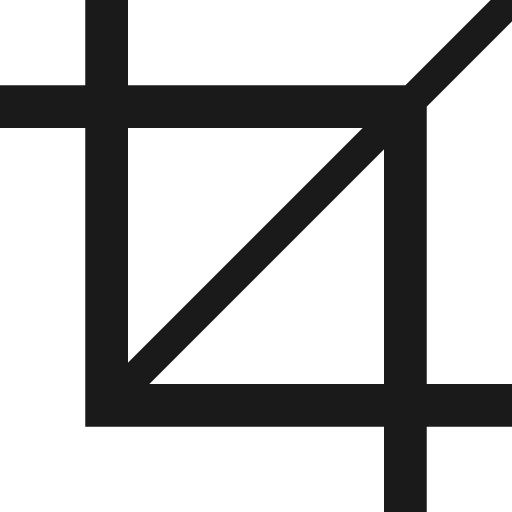 Crop icon, solid style, from Subway Icon Set
