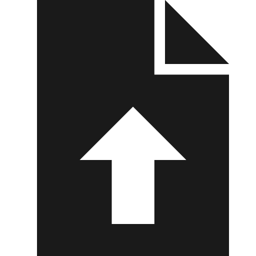 File 1 icon, solid style, from Subway Icon Set