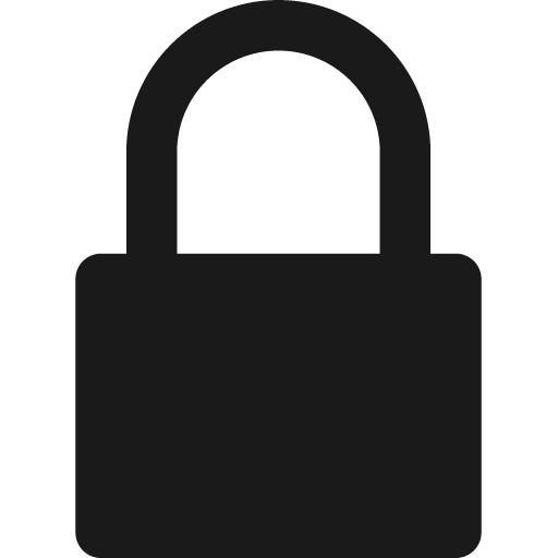 Lock 1 icon, solid style, from Subway Icon Set