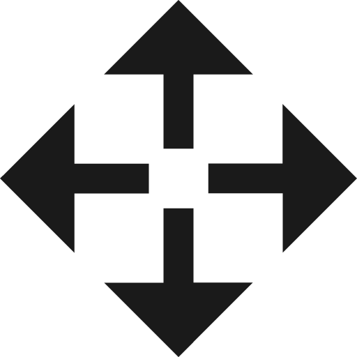 Move 1 icon, solid style, from Subway Icon Set
