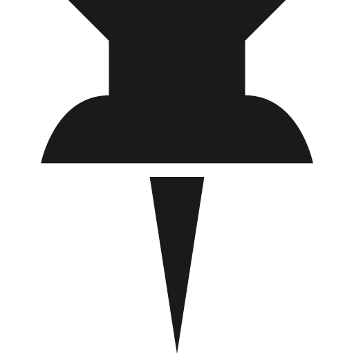 Pin 1 icon, solid style, from Subway Icon Set