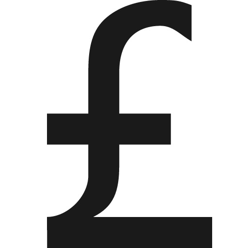 Pound icon, solid style, from Subway Icon Set