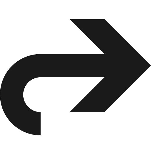 Redo icon, solid style, from Subway Icon Set