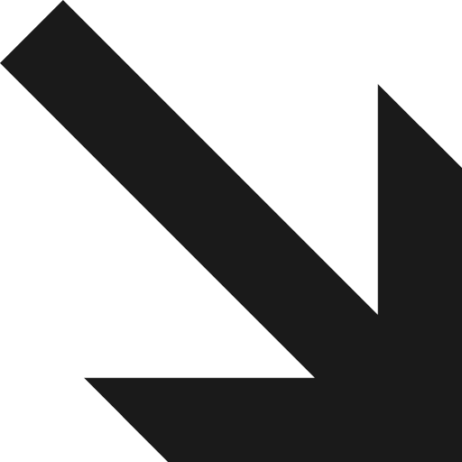 Right down corner arrow icon, solid style, from Subway Icon Set