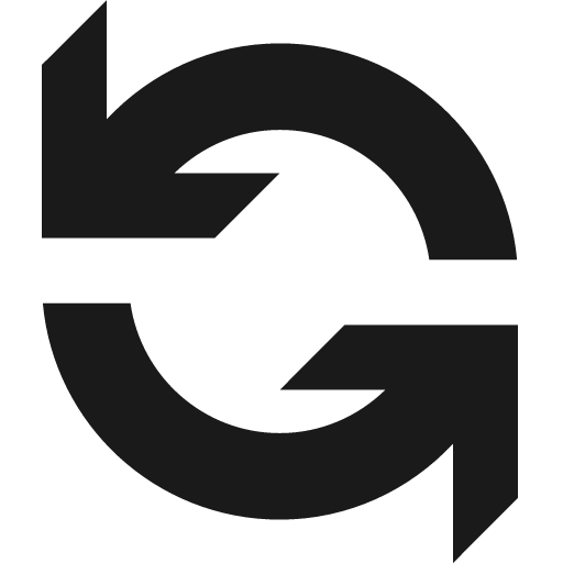 Round arrow 4 icon, solid style, from Subway Icon Set