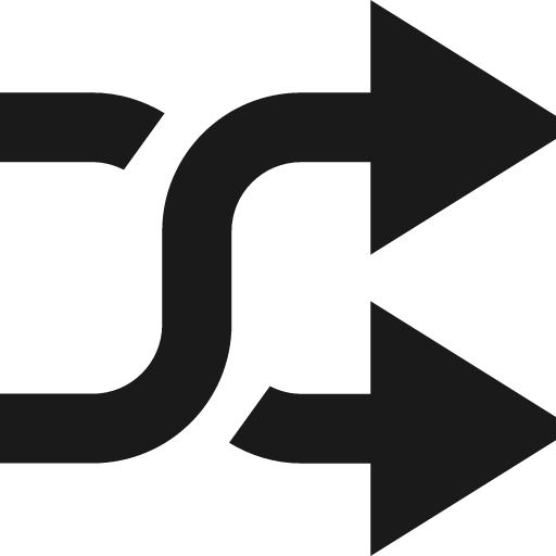 Shuffile icon, solid style, from Subway Icon Set
