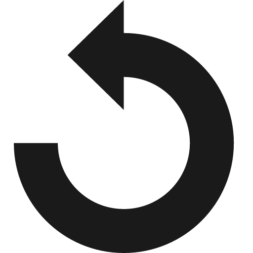 Undo 1 icon, solid style, from Subway Icon Set