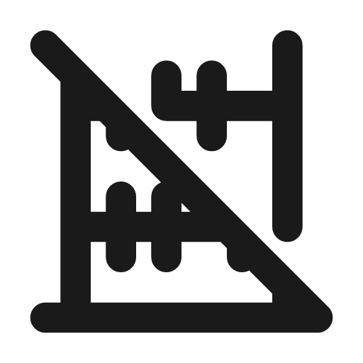 Abacus off icon, line style, from Tabler Icons