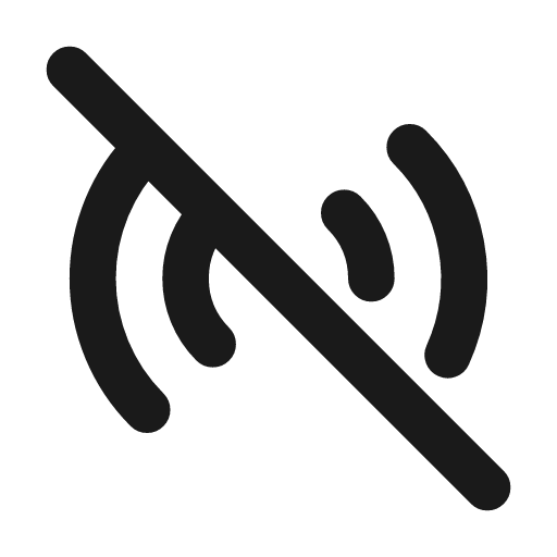 Access point off icon, line style, from Tabler Icons