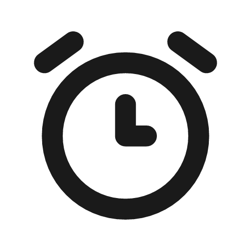 Alarm icon, line style, from Tabler Icons