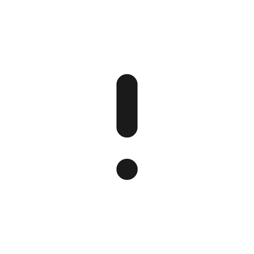 Alert small icon, line style, from Tabler Icons