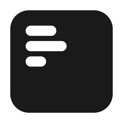 Align box left top filled icon, filled style, from Tabler Icons