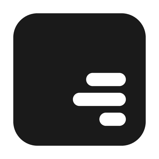 Align box right bottom filled icon, filled style, from Tabler Icons