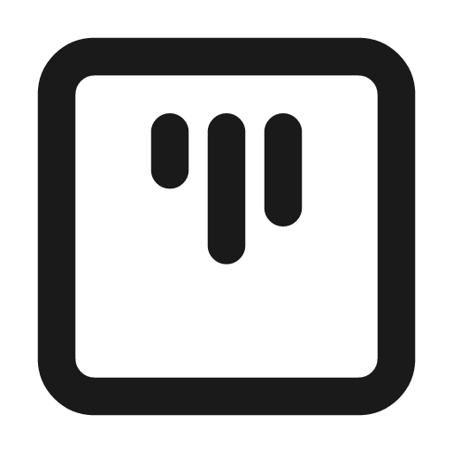 Align box top center icon, line style, from Tabler Icons