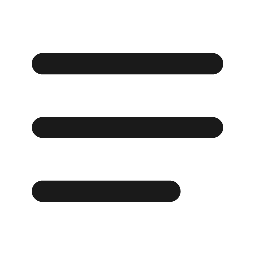 Align justified icon, line style, from Tabler Icons