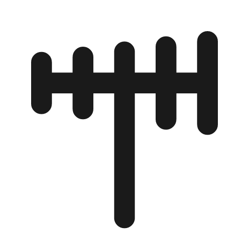 Antenna icon, line style, from Tabler Icons