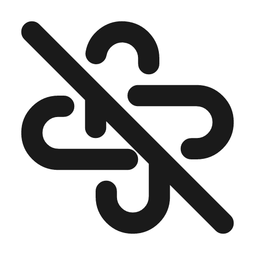 Api app off icon, line style, from Tabler Icons