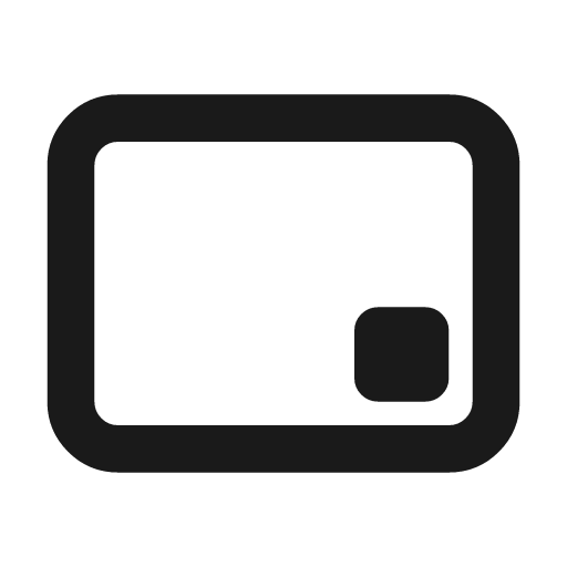 App window bottom right icon, line style, from Tabler Icons