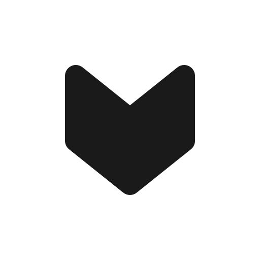 Arrow badge down filled icon, filled style, from Tabler Icons