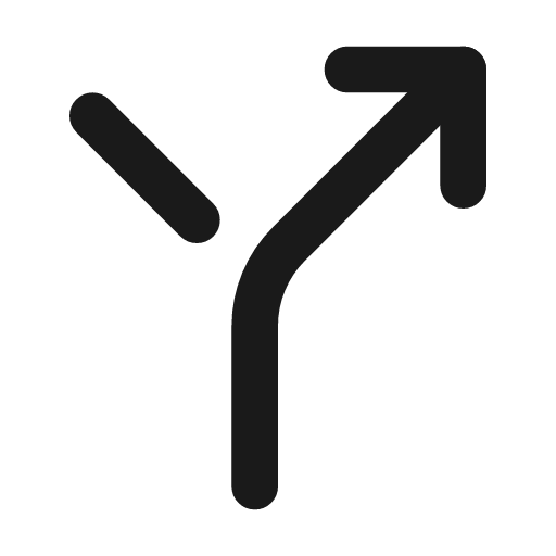 Arrow bear right 2 icon, line style, from Tabler Icons