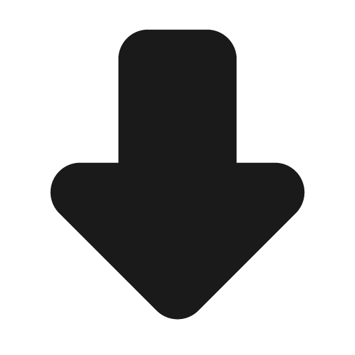 Arrow big down filled icon, filled style, from Tabler Icons