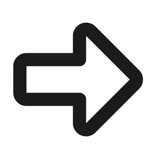 Arrow big right icon, line style, from Tabler Icons