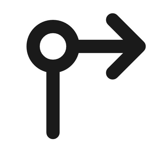 Arrow rotary right icon, line style, from Tabler Icons