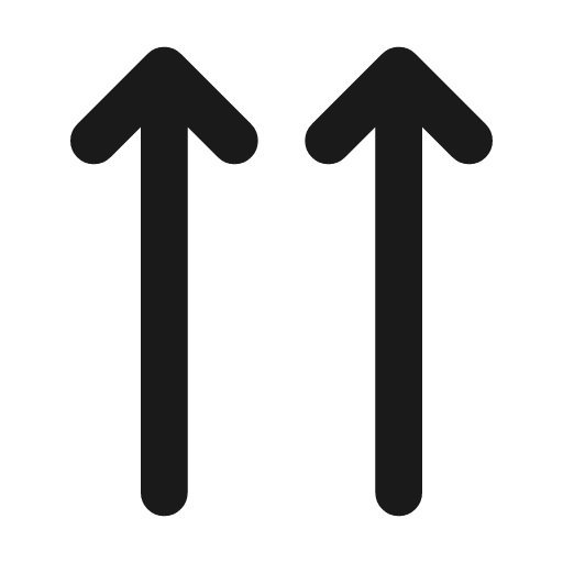 Arrows up icon, line style, from Tabler Icons