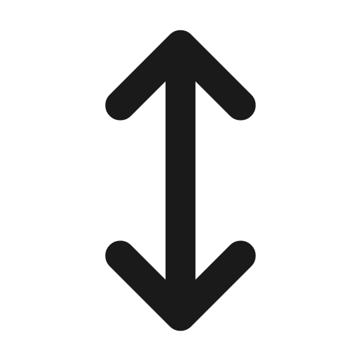 Arrows vertical icon, line style, from Tabler Icons