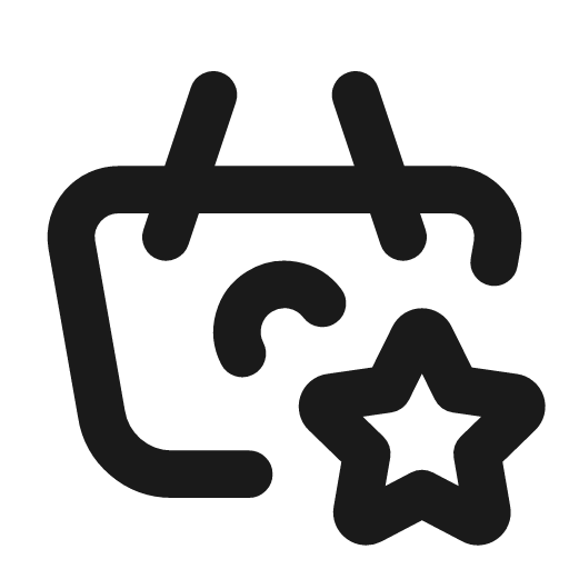 Basket star icon, line style, from Tabler Icons