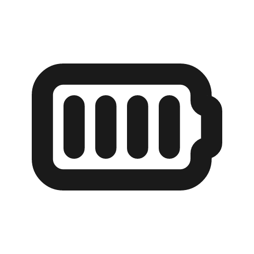 Battery 4 icon, line style, from Tabler Icons