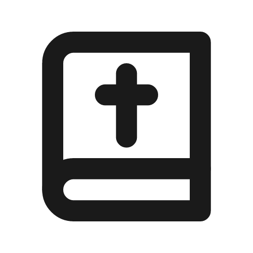 Bible icon, line style, from Tabler Icons