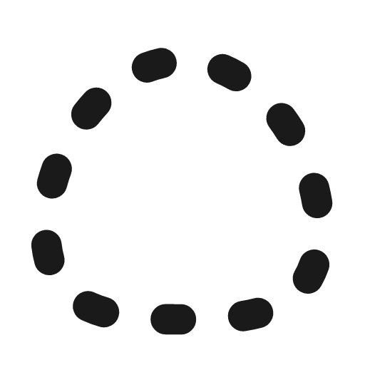 Blob dashed icon, line style, from Tabler Icons