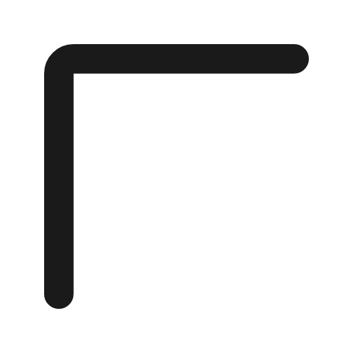 Border corner square icon, line style, from Tabler Icons