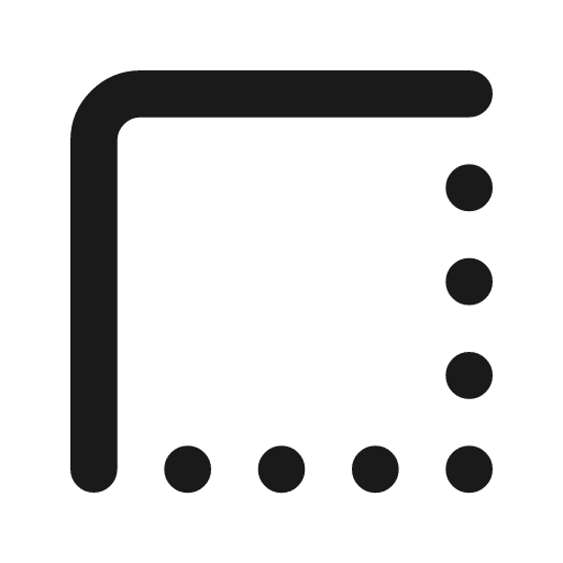 Border style icon, line style, from Tabler Icons