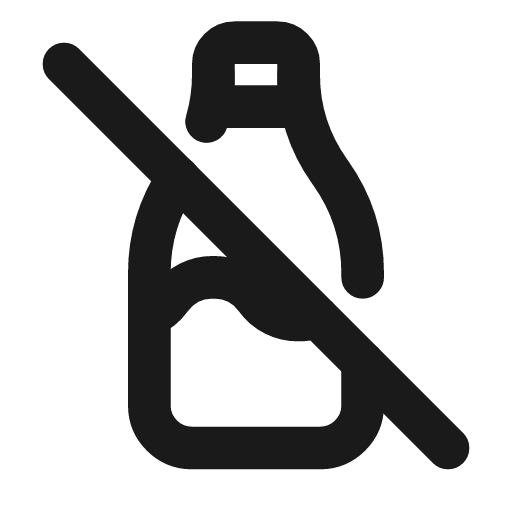 Bottle off icon, line style, from Tabler Icons