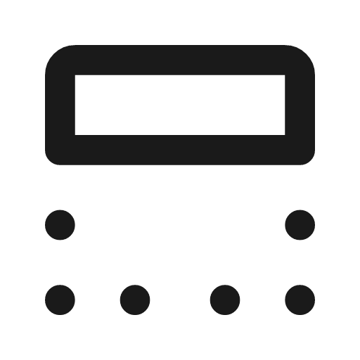 Box align top icon, line style, from Tabler Icons