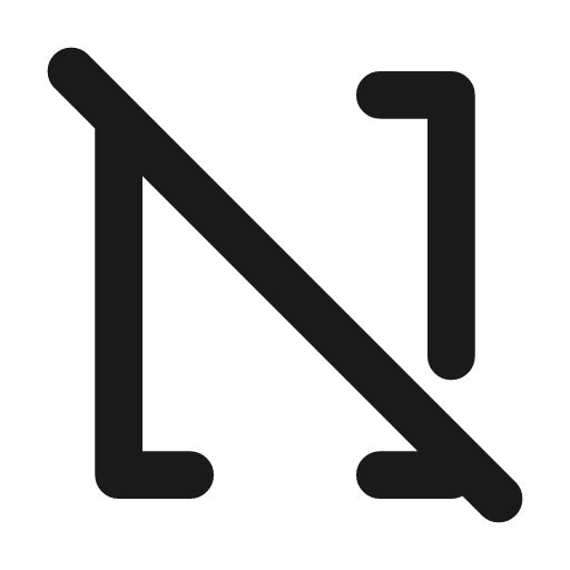 Brackets off icon, line style, from Tabler Icons