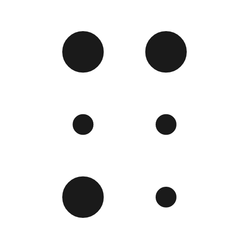 Braille icon, line style, from Tabler Icons