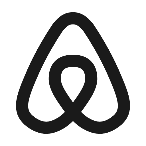 Brand airbnb icon, line style, from Tabler Icons
