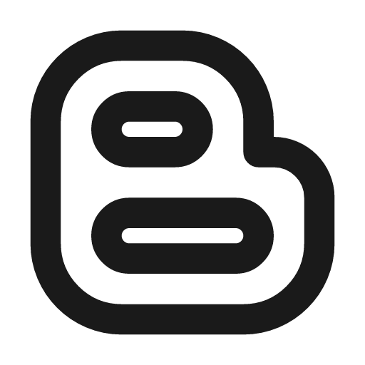 Brand blogger icon, line style, from Tabler Icons