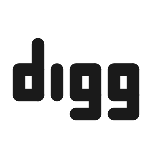 Brand digg icon, line style, from Tabler Icons