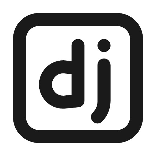 Brand django icon, line style, from Tabler Icons