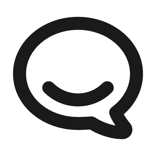 Brand hipchat icon, line style, from Tabler Icons
