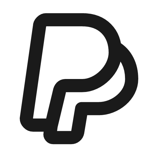 Brand paypal icon, line style, from Tabler Icons
