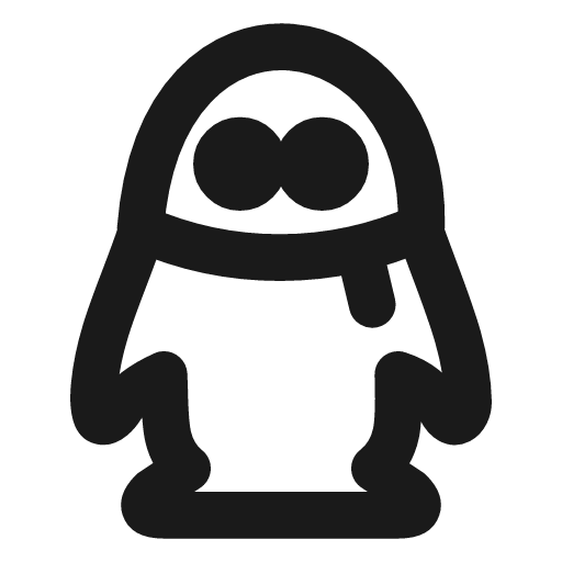 Brand qq icon, line style, from Tabler Icons