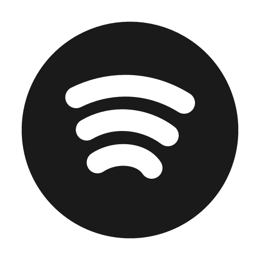 Brand spotify filled icon, filled style, from Tabler Icons