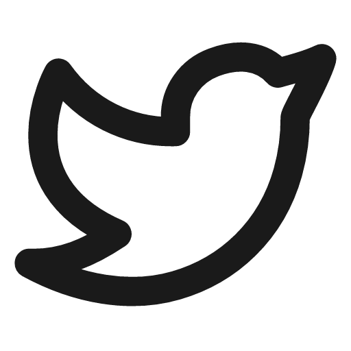 Brand twitter icon, line style, from Tabler Icons
