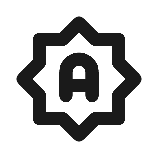 Brightness auto icon, line style, from Tabler Icons