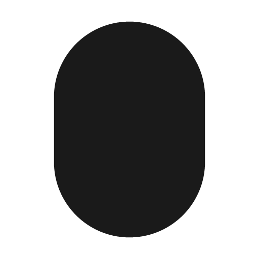 Capsule filled icon, filled style, from Tabler Icons
